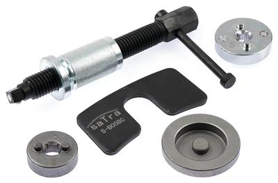 Přípravek na zatlačení brzdových pístků, s integrovanou ruční brzdou a bez ní