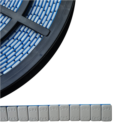 Závaží samolepicí šedé, kotouč 1200 ks x 5 g, nezanechávající stopy