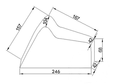 Krycí plachta na motorku XL 246 x 104 x 127 cm, vnitřní, šedá