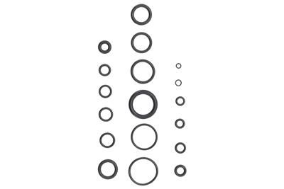 Těsnicí O-kroužky, průměry 3-22 mm, sada 225 ks - BGS 8044