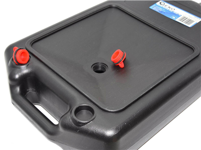 Nádoba záchytná na vypouštění oleje a kapalin 10 l, uzavíratelná, s madly