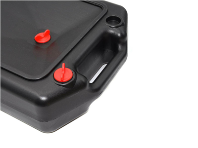 Nádoba záchytná na vypouštění oleje a kapalin 10 l, uzavíratelná, s madly