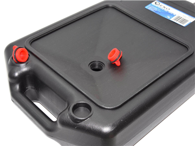 Nádoba záchytná na vypouštění oleje a kapalin 10 l, uzavíratelná, s madly