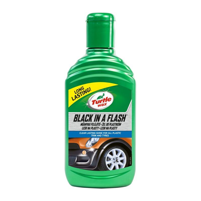 BLACK IN A FLASH pro exteriérové plasty - 300ml