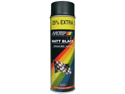 Akrylový lak černý matný - 500ml