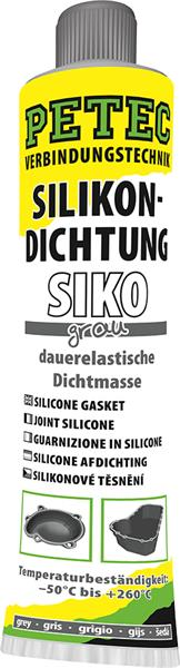 Silikon. těs. hmota - šedá - 70ml