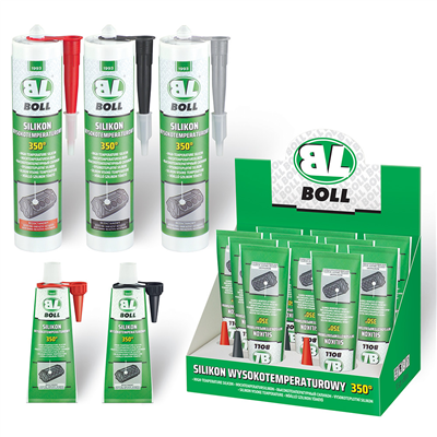 VYSOKOTEPLOTNÍ SILIKON, červený - 80 ml