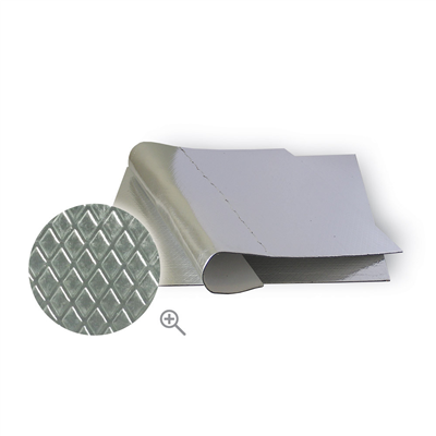 SAMOLEPÍCÍ TLUMÍCÍ PODLOŽKA S HLINÍKEM - 25 cm x 50 cm