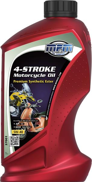 4-Stroke Oil Premium Synt. Ester 5W-40 - 1L