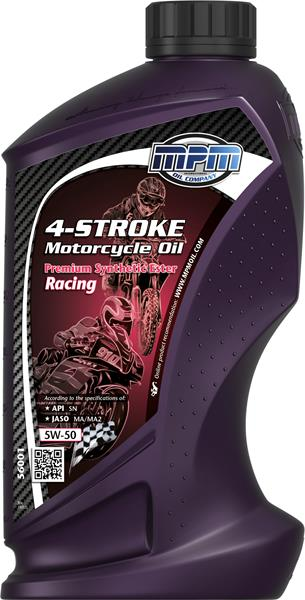 4-Stroke Oil Prem. Synt. Ester Racing 5W-50 - 1L