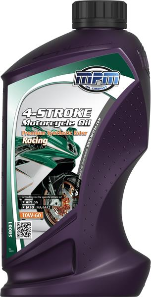 4-Stroke Oil Prem. Synt. Ester Rac. 10W-60 - 1L