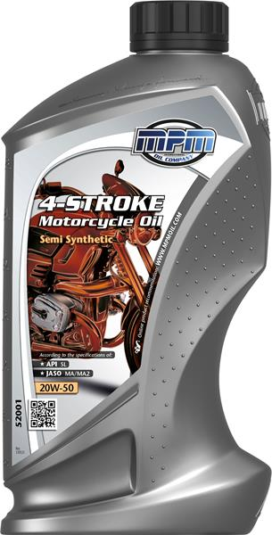 4-Stroke Oil Semi Synthetic 20W-50 - 1L