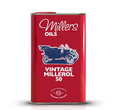 VINTAGE MILLEROL M50, OLEJ BEZ ČISTIDEL A ROZPOUŠTĚDĚL, 1L