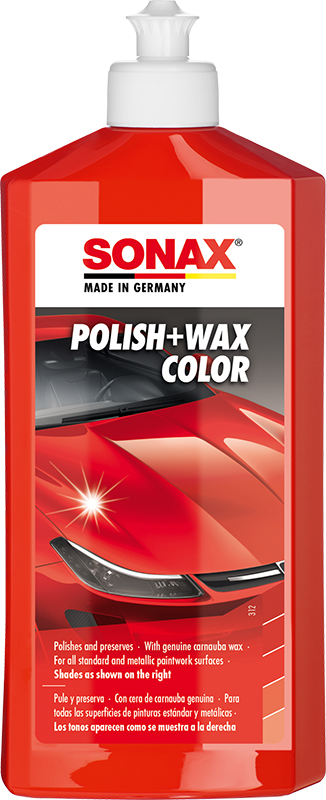 Polish & Wax COLOR červená - 500 ml