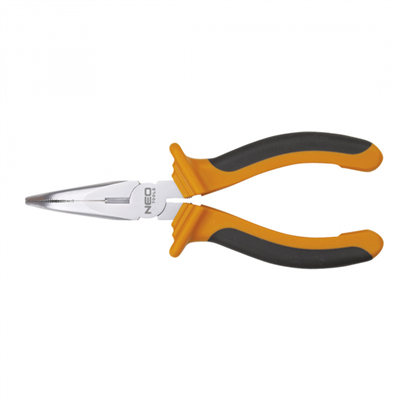 kleště ploché 160mm zahlé čelisti boční střih NEO tools