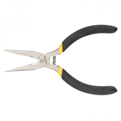 kleště půlkulaté prodloužené mini 120mm s pružinou Topex