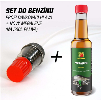 MEGALENE PLUS ADITIVUM DO BENZÍNU. 500 L + dávkovací hlava