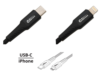 Datový a nabíjecí kabel SPEED USB-C / iPhone 480 Mb/s 1,5m