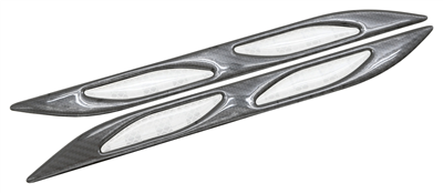 Chránič dveří samolepící DAGGER stříbrný 2ks