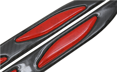 Chránič dveří samolepící DAGGER červený 2ks