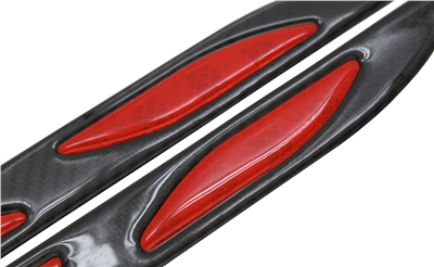 Chránič dveří samolepící DAGGER červený 2ks