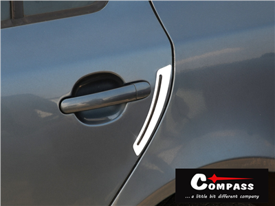 Chránič dveří samolepící SWORD stříbrný 2ks