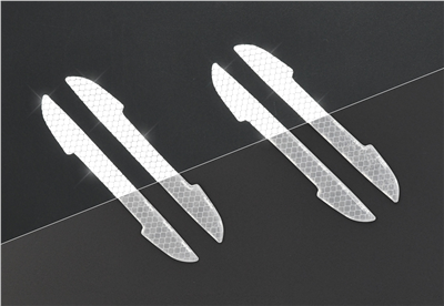 Chránič dveří samolepící DELTA stříbrný 4ks