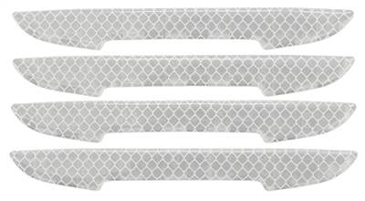 Chránič dveří samolepící DELTA stříbrný 4ks