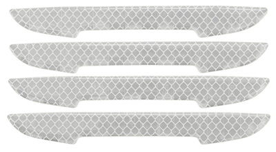 Chránič dveří samolepící DELTA stříbrný 4ks