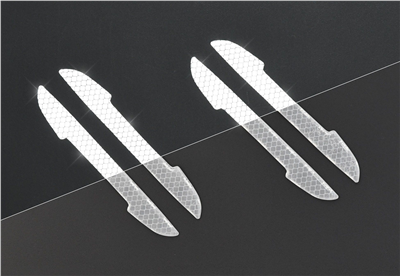 Chránič dveří samolepící DELTA stříbrný 4ks