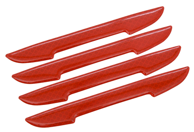 Chránič dveří samolepící DELTA červený 4ks