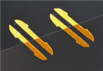 Chránič dveří samolepící DELTA žlutý 4ks