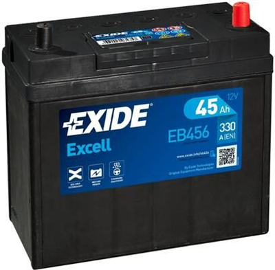 EB456 Autobaterie Exide Excell - 45Ah