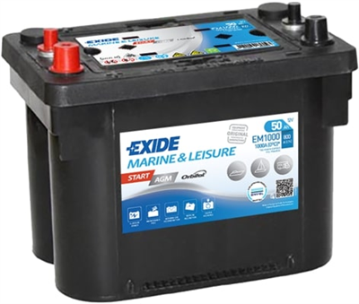 EM1000 Autobaterie Exide START AGM - 50Ah