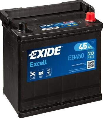 EB450 Autobaterie Exide Excell - 45Ah