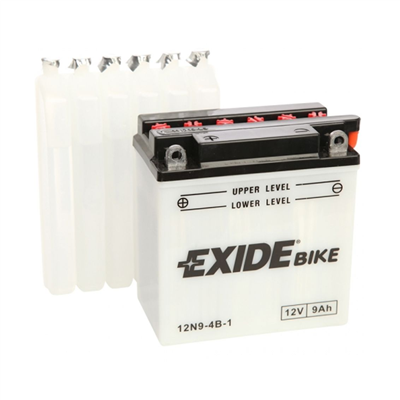 12N9-4B-1 Motobaterie Exide BIKE CONVENTIONAL - 9Ah