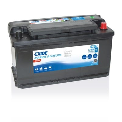 EN800 Autobaterie Exide START - 90Ah