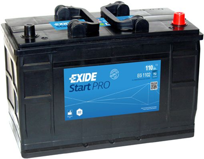 EG1102 Autobaterie Exide StartPro - 110Ah
