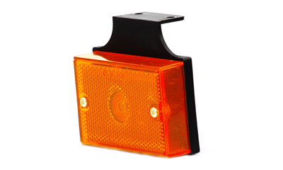 Boční obrysové světlo s odrazkou a s pantem, 12V (24V), W15