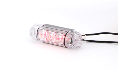 Obrysové zadní světlo, 12V-24V, LED, W61