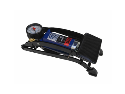 Nožní pumpička jednopístová s tlakoměrem, 201000