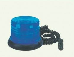 Maják 12V modrý 100 LED 2 funkce, WL 249/2