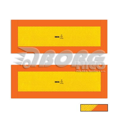 Výstražná tabule na návěs 565x196 mm E20, (hliníková) TWY061