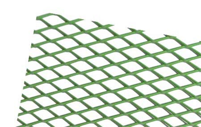 Hliníková mřížka (Tahokov) rozměr 1000x250 mm, AL 08 zelený VO