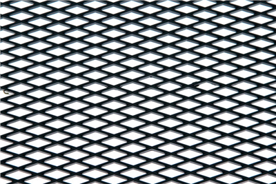 Hliníková mřížka (Tahokov) rozměr 1000x250 mm, AL 08 černý MINI oko 7x3