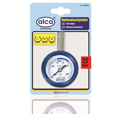 Pneuměřič (Alca) kulatý, 4,5 bar