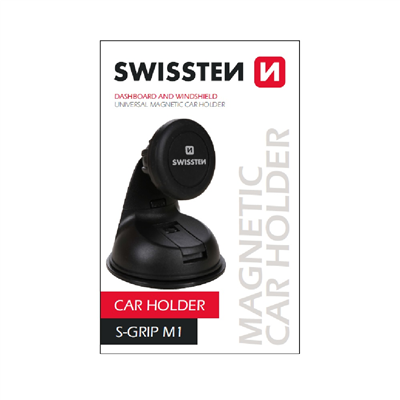 Magnetický držák mobilu s přísavkou SWISSTEN S-GRIP M1, 44443