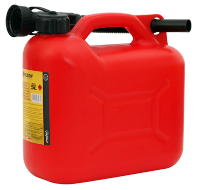 Kanystr plastový PHM 5l, červený, 20.071