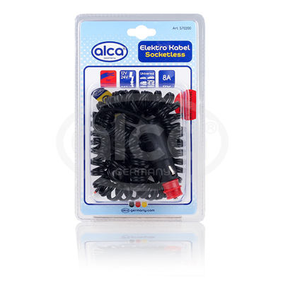 Zástrčka zapalovače 12/24V 8A s kabelem 5m, 570200