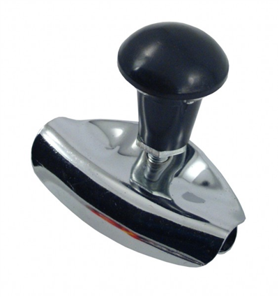 Koule na volant, rovná, stříbrná